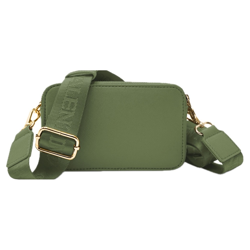 🎉 HOST PICK 🎉 NWT Valentino Orlandi Camera Bag ARMY GREEN - Picture 3 of 4